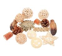 OFFSCH Creative Parrot Chewing Set Made of Grass, Palm Leaf, Rattan, and Pine Cone for Parakeets and Parrots, Sturdy and Highly Practical Foraging Suitable for Bird Cages