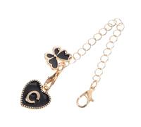 OFFSCH Cup Charm Accessories with Heart-shaped Letter and Butterfly Decoration Tumbler Water Cup Handle Pendant Keychain for Modern Beverage Bottles and Backpacks Black Color