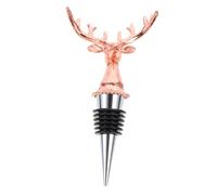 OFFSCH Deer Head Wine Bottle Stopper with Zinc Alloy Bottle Stopper Easy to Clean Good Sealing