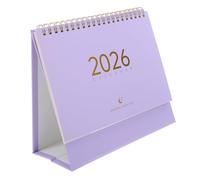 OFFSCH Desktop Flip Calendar Small Paper Monthly Planner with Habit Tracker for Office and Home Desk Organization Decor Calendar