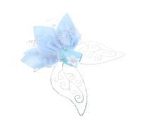 OFFSCH Doll Fairy Outfit with Elegant Butterfly Wings Fantasy-inspired Doll Accessory for Blue Fairy Tale Theme Costume for Birthday Party and Halloween Dress-up