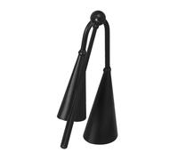 OFFSCH Double-ended Cowbell Set with Striking Stick Dual-tone Latin Percussion Instrument for Boys and Musical Bells for Early Music Education and Hand-eye Coordination Development