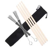 OFFSCH Drum Stick Maple Drumsticks Kit Musical Instruments Rhythm Sticks Drum Brush Portable and Lightweight Drumming Gifts