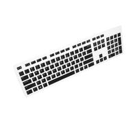 OFFSCH Dust Proof Keyboard Cover Silicone Protector for KB216 Wired Keyboard, 1 Pc, Black, 1:1 Size Design, Compatible with Optiplex 3050 and 5250