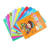 OFFSCH Educational Coloring Paper Book for Preschool Safe Non-Toxic Painting Booklet with Random Styles Stimulates Imagination and Reading Skills Interactive Graffiti Random Color