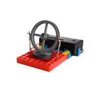 OFFSCH Educational Electromotor DIY for Creative Science Experiment Plaything with Materials Smooth Touch Stem Physics Learning Kit for Boys and Age-appropriate Electric Motor Model