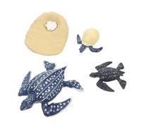 OFFSCH Educational Leathback Turtle Cycle Figurines Realistic Animal Growth Model for Cognitive Learning Science Teaching Plaything for Preschool and Development