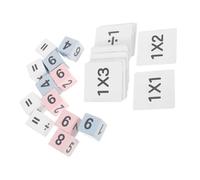 OFFSCH Educational Math for Interactive Multiplication and Division Practice Game with Number Cube Cards Family Board Game Enhancing Logical Thinking and Cognitive Skills Suitable for