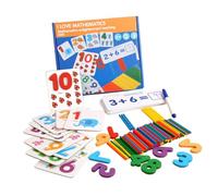 OFFSCH Educational Math Teaching Aids Number Matching for Early Learning Playthings to Develop Intelligence and Cognitive Skills Gift for Birthday and Interaction