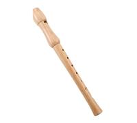 OFFSCH Eight-hole Wooden Recorder Portable Music Flute Precise Control over Pitch and Tone Beige for Beginner Practice and Ensembles