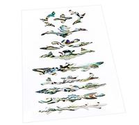 OFFSCH Electric Guitar Patch Creative Fingerboard Sticker Blue Plastic Self-adhesive Decal for Guitar Fretboard Decoration Enhancing Aesthetics and Style