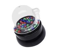 OFFSCH Electric Lotto Machine Number Picker with Three-color Balls, Battery-free Fortunate Ball Picking Device for Lottery and Bingo Games, Creative Jackpot Game Equipment for Adults