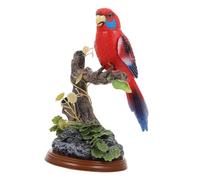 OFFSCH Electric Moving Bird Figurine Garden Ornament Vivid Plastic Decoration with Design Realistic Bird for Outdoor and Indoor Garden Decor Space-saving Compact