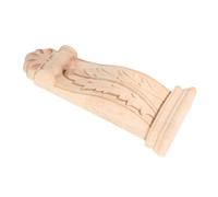 OFFSCH Elegant European Style Wooden Corbels Rustic Carved Appliques for Home Decor for Doorway Decoration and Structural Support Living Rooms and Studies