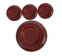 OFFSCH Elegant Piano Foot Pads 4pcs Wooden Leg Covers for Upright Piano Non-slip Soundproof Protect Your Floor