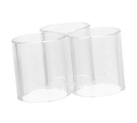 OFFSCH Essential Guitar Accessories 3pcs Slide Guitar Tube Glass Finger Slider Improve Accuracy Versatile for All Styles