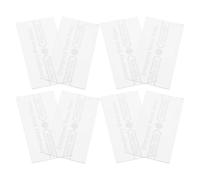 OFFSCH Fire Alarm Break Glass Cover Emergency Button Protector 8pcs for Manual Call Point High Temperature Resistant Glass and Easy Installation, Waterproof for Office Building Indoor