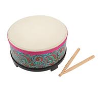 OFFSCH Floor Drum with Flower Pattern Versatile Percussion Instrument for Lightweight and Travel Friendly Music for Early Education and Rhythm Training Indoors and Outdoors