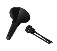 OFFSCH Folding Trumpet Stand with Detachable Metal Tripod Portable Holder for Brass Instruments Scratch Design Accessory for Musicians Black