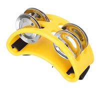 OFFSCH Foot Jingle Bells Musical Instrument for Double Row Tambourine Style for Music Education and Party Atmosphere Durable Design for Rhythm and Fun