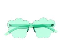 OFFSCH Frameless Cloud Sunglasses for Lightweight PC Flower Sunglasses Comfortable for Wearing Party Accessories Women Fashion Creative and Trendy Design