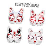 OFFSCH Graffiti Mask Set Mouth Costume Mask Kiss Cosplay Plain Creepy Blank Carnival Return Paper