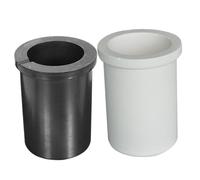 OFFSCH Graphite Ingot Mold for Metal Casting Graphite Crucible with Quartz Sleeve High Wear Resistance Thermal Stability for Volume Melting and Jewelry Crafting