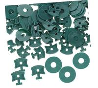 OFFSCH Greenhouse Fixing Clips Washers Plant Shading Clips 200pcs for Greenhouse Netting Wrap and Flower Hanging Plant Accessories for Garden