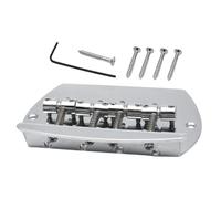 OFFSCH Guitar Bass Accessory Metal Saddle Tailpiece Guitar Bridge Tailpiece for Long Use