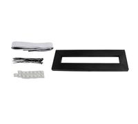 OFFSCH Guitar Effect Process Board Aluminum Alloy with Nylon and Abs Creative Design Craftsmanship Holds 6 Mini and 5 Standard Effects Practical Replacement for Electric Guitar