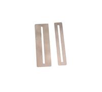 OFFSCH Guitar Fingerboard Protector Kit 2pcs Bendable Fretboard Guards for Guitar Bass Fret Dressing Set Silver Coating