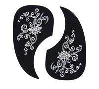 OFFSCH Guitar Pickguard Sticker Set Comma Shape Pvc Easy to Install for 40/41 Inch Guitar