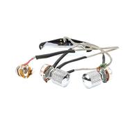 OFFSCH Guitar Pickups Prewired Harness Guitar Wiring Plate Rotary Knobs for Parts Instrument Sound Pick