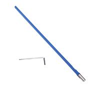 OFFSCH Guitar Sturdy Single-way Steel Truss Rod with Blue L Shaped Hex Wrench for Metal Material 42cm Length 4 String Bass and Guitar Neck Adjustment