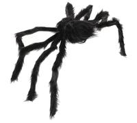 OFFSCH Halloween Pet Spider Harness Costume with Eight Plush Legs Black Furry Design for Dogs and Cats Xs Creative Scary Outfit for Photo Shoots and Special Occasions