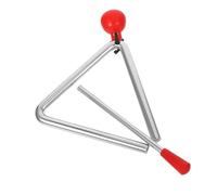OFFSCH Hand Percussion Triangle Steel Triangle with Striker for Educational Musical Boosting Hand Eye Coordination and Teamwork Skills for Family Fun and Early Rhythm Learning
