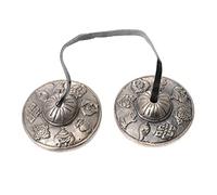 OFFSCH Handmade Brass Meditation Bell Dharma Instruments Symbols Instrument for Buddhist