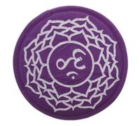 OFFSCH Handmade Cotton Singing Bowl Pad Tibetan Embroidered Music Therapy Cushion Mat Medium 16cm Purple for Yoga Meditation and Buddhist Sound Bowls