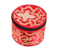 OFFSCH Handmade Tibetan Singing Bowl Carry Case Zipper 12cm Sound Bowl Storage Bag for Meditation for Yoga and Mindfulness Random Color