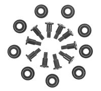 OFFSCH Hard Disk Drive Shock Absorption Screws 10pcs Black Iron Material with Easy and Quick Installation for Solid State Drives for Computer Repair and DIY Build