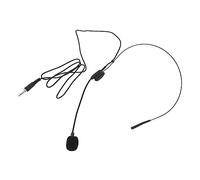 OFFSCH Head-mounted Wired Condenser Microphone for Voice Amplifier Noise Reduction, Portable Black Microphone Headset for Live Streaming, Interview, and Recording