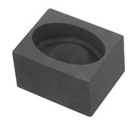OFFSCH Heart-Shaped Graphite Ingot Mold for Melting and Casting Gold Silver Copper Brass High-Temperature DIY Melting Mold Suitable for Precious Metals Refining and Experimental Smelting