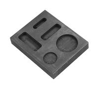 OFFSCH High Purity Graphite Melting Casting Mold with Cavities for Gold Silver Jewelry Smelting Corrosion Resistant Ingot Mold with Thermal Stability for Nonferrous Metal Experiments and