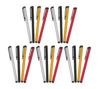 OFFSCH High Sensitivity Capacitive Stylus Pen to Protect Screen from Fingerprints 20 Pcs Lightweight Aluminum Alloy Touch Screen Pen with Rubber Tip for Phones and Computers