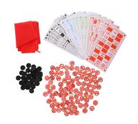 OFFSCH Interactive Bingo Party Board Game Set with Number Cards and Bingo Tickets for Family and Household Fun