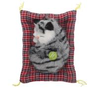 OFFSCH Interactive Companion Cat - Realistic Stuffed Pet With Voice Response Handmade Sleeping Doll For Seniors Home Office Room Desk Decorations