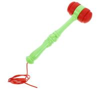 OFFSCH Interactive Pounding Hammer for Squeaky Montessori Hammer for Early Education and Family Fun Safe Green Mallet for Boys Social Play and DIY Games
