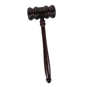 OFFSCH Judge Gavel Solid Wood Hammer Loud Clear Sound Auction Mallet Practical Wooden Judge's Hammer for Court and Auction Use