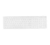OFFSCH keyboard cover universal keyboard cover transparent silicone dust-proof protector compatible with Dell KB216 wired keyboard desktop US layout 1 PC
