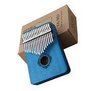 OFFSCH Keys Kalimba Thumb Piano for Beginners Portable Finger Instrument with Excellent Sound Quality Gift Blue and Floral Designs